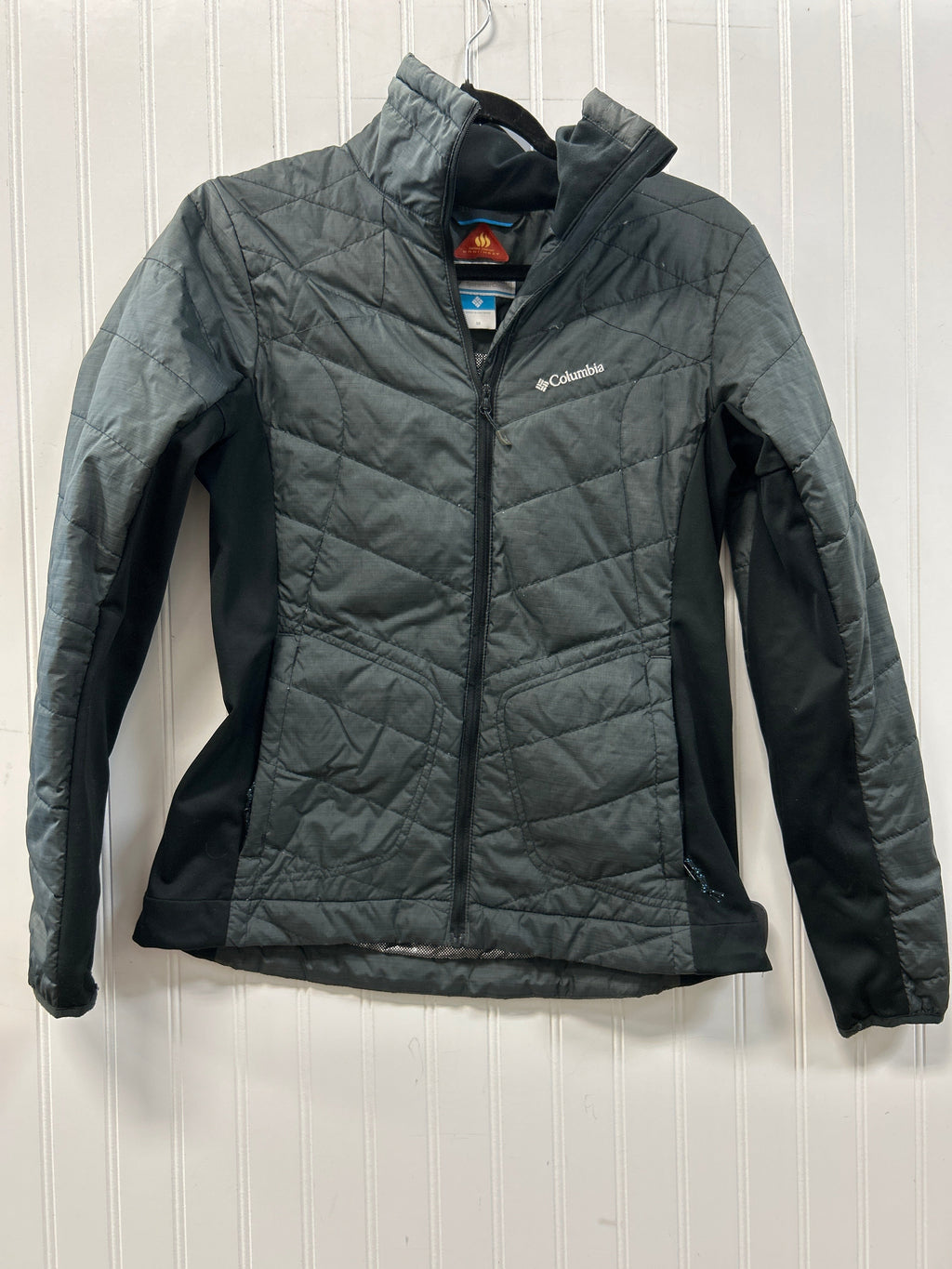 Jacket Puffer & Quilted By Columbia In Grey, Size:M