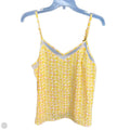 Top Sleeveless By Nine West In Yellow, Size: L