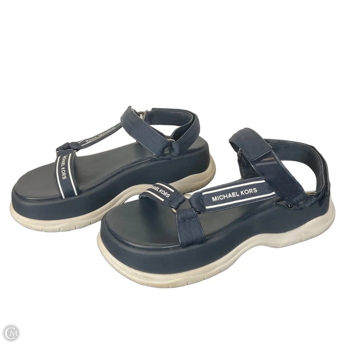 Sandals Sport By Michael By Michael Kors In Blue, Size: 11