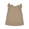 Blouse Ss By Betseys Boutique Shop In Tan, Size:L