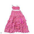 Dress Designer By Caroline Constas In Pink, Size: M
