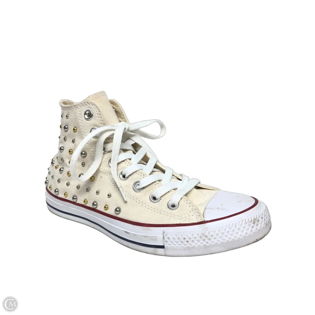 Shoes Sneakers By Converse In Cream, Size: 9