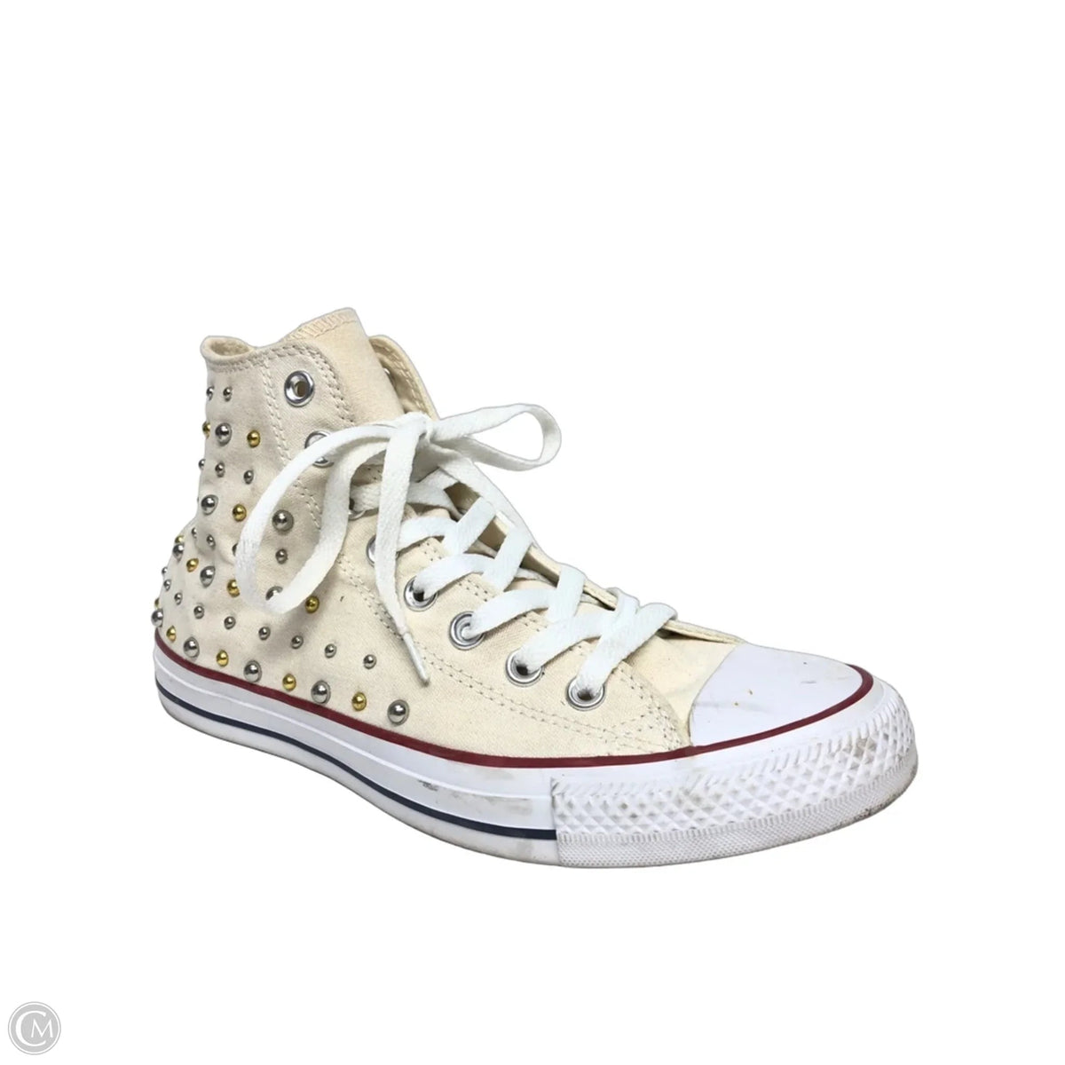 Shoes Sneakers By Converse In Cream, Size: 9
