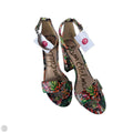 Sandals Heels Block By Sam Edelman In Black & Green, Size: 8