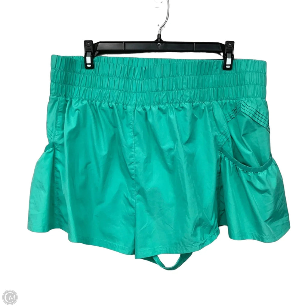 Athletic Shorts By Free People In Teal, Size: Xl