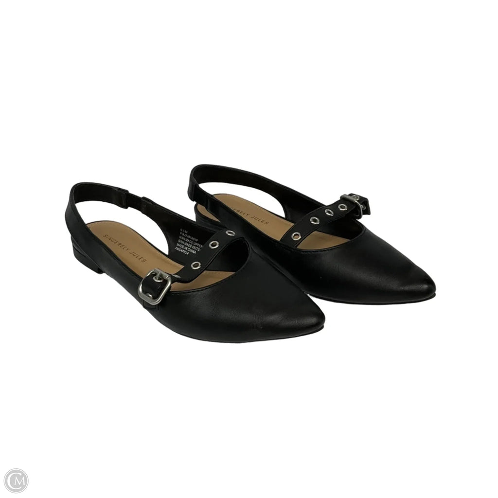 Shoes Flats By Sincerely Jules In Black, Size: 6.5