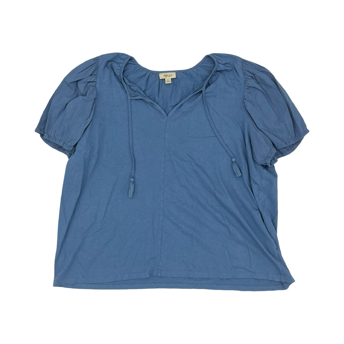 Top Ss By Style And Company In Blue, Size:4X