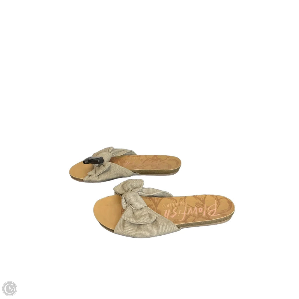 Sandals Flats By Blowfish In Grey, Size: 6.5