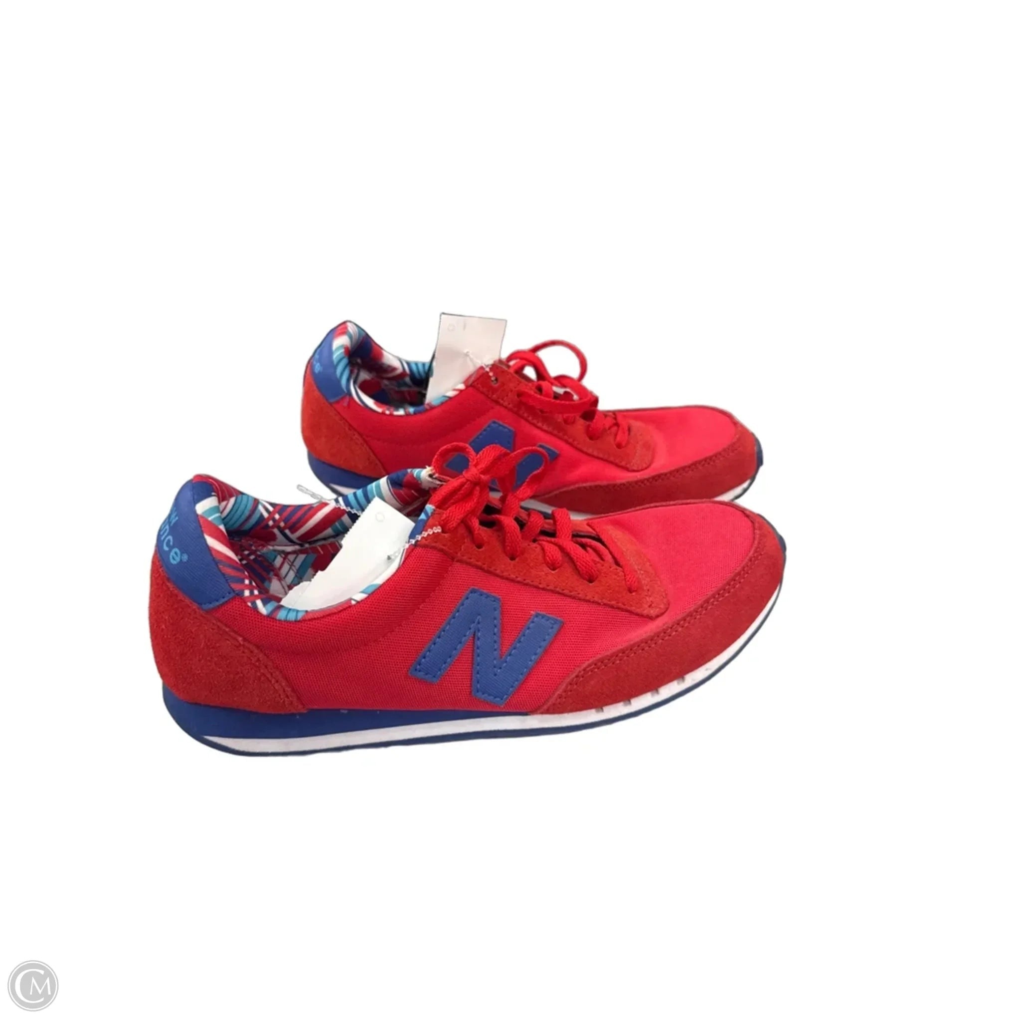 Shoes Sneakers By New Balance In Blue Red & White, Size: 9.5