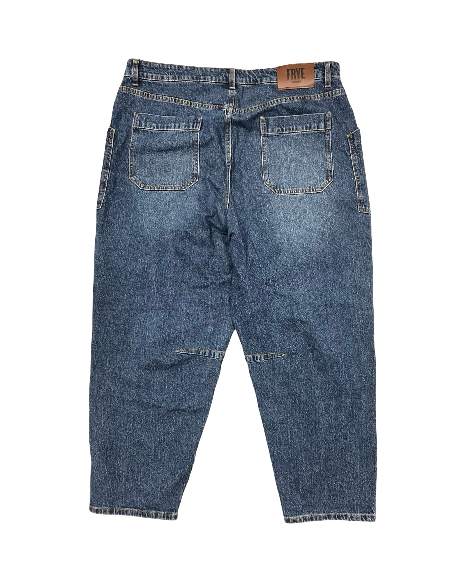 Jeans Designer By Frye In Blue Denim, Size:14