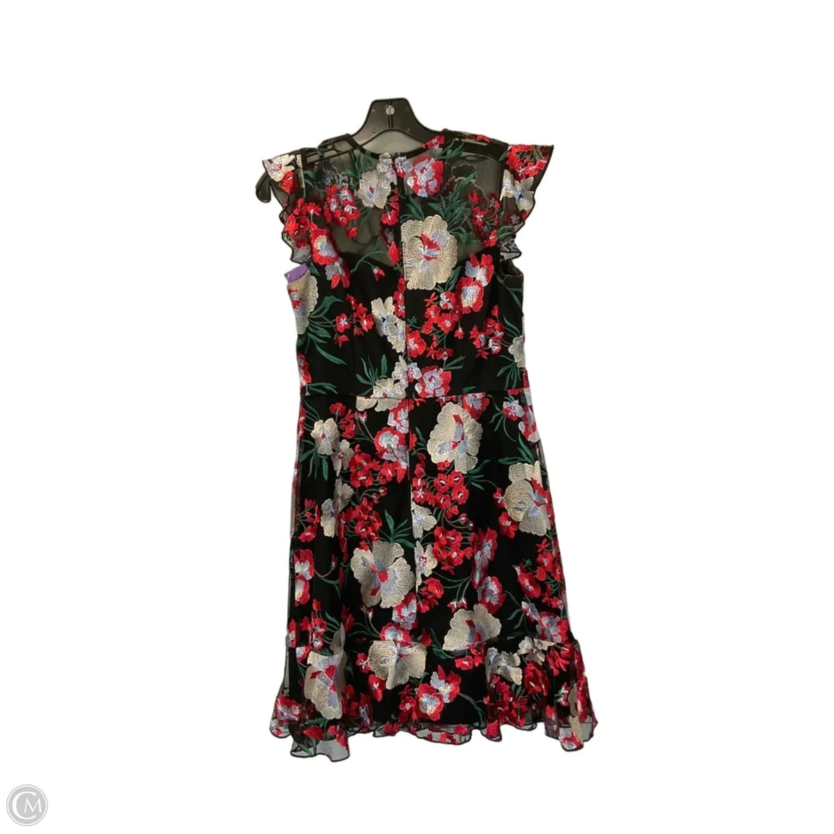 Dress Party Midi By Donna Morgan In Floral Print, Size: 4