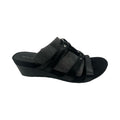 Sandals Heels Block By Nine West In Black, Size:7.5