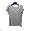 Top Short Sleeve By A New Day In Black & White, Size: L