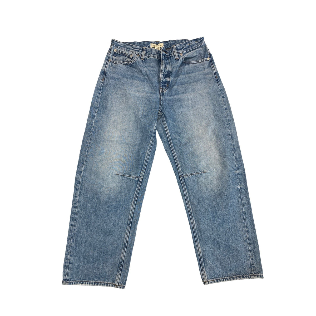 Jeans Wide Leg By Madewell In Blue Denim, Size:6