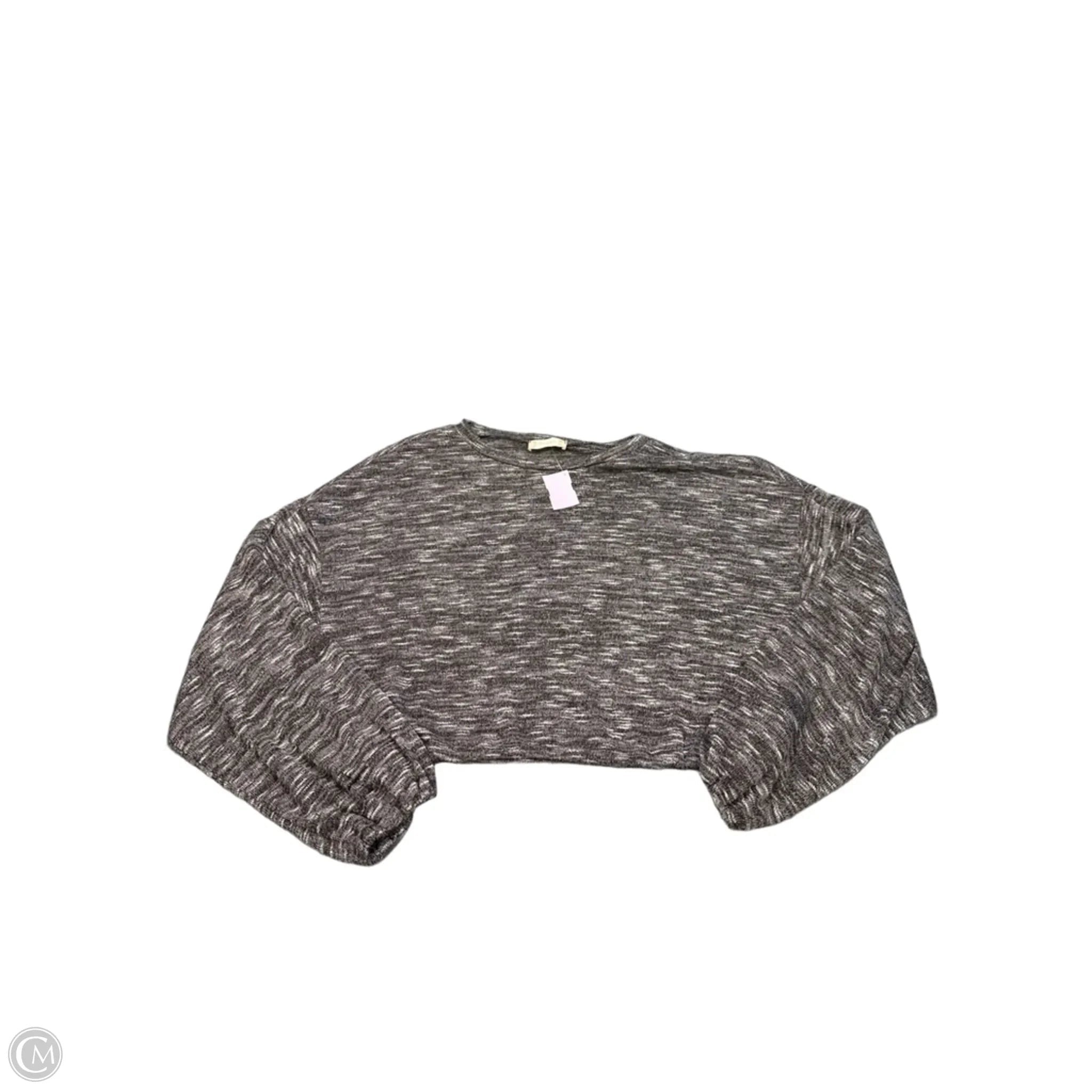 Top Long Sleeve By Altard State In Brown & Cream, Size: L