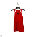 Top Sleeveless By Tacera In Red, Size: S