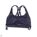 Athletic Bra By Lululemon In Black & Purple, Size: 2