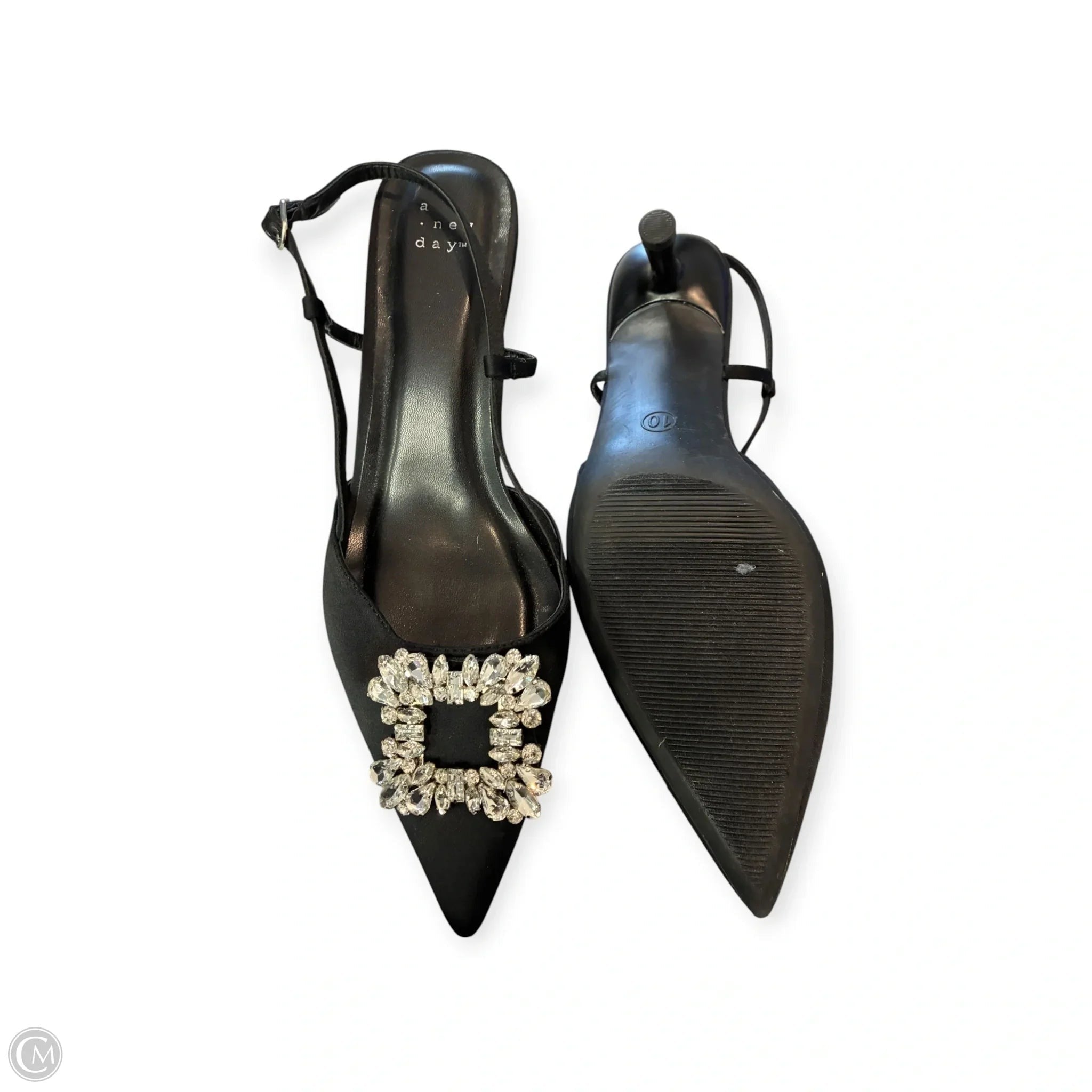 Shoes Flats By A New Day In Black, Size: 10