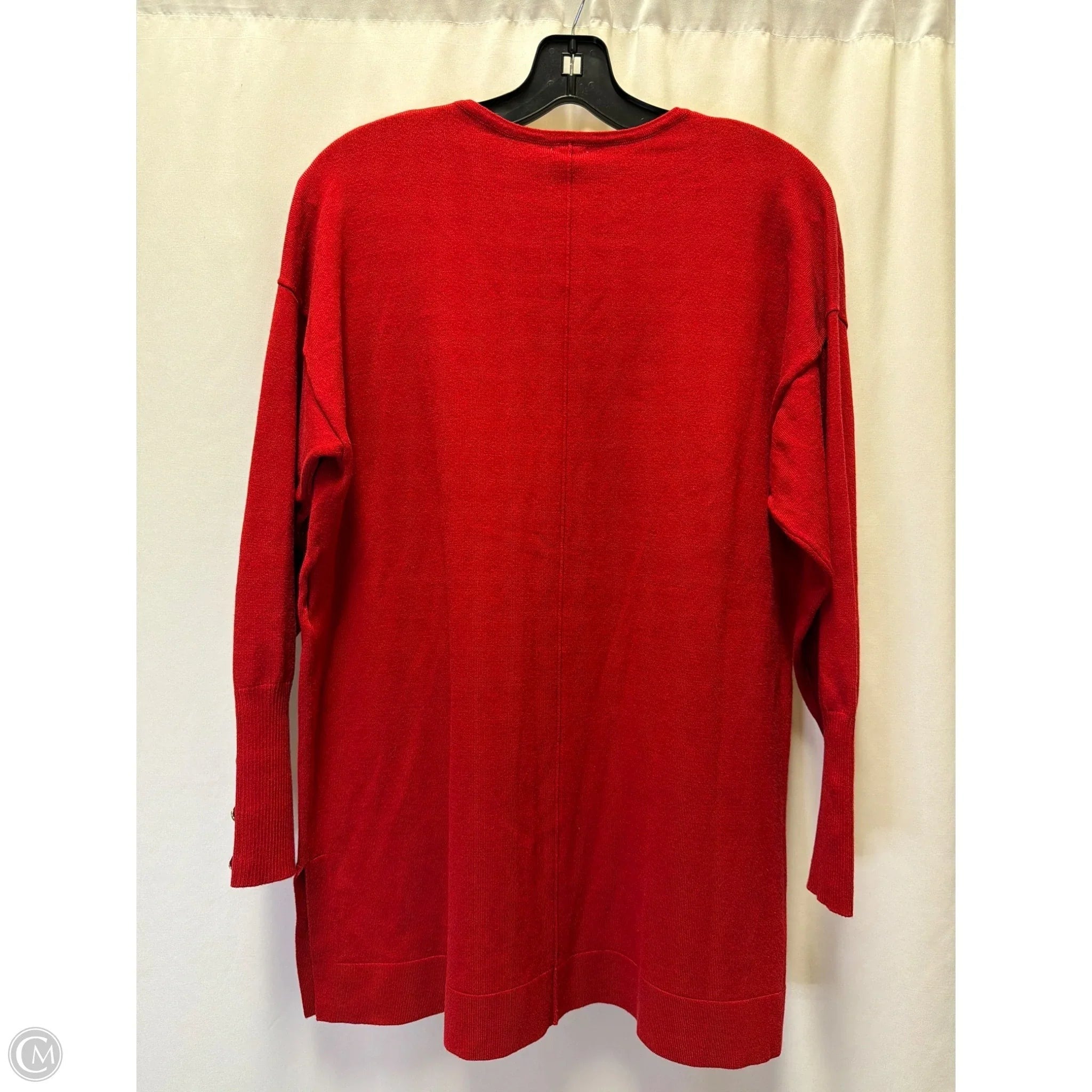 Sweater By Anne Klein In Red, Size: M