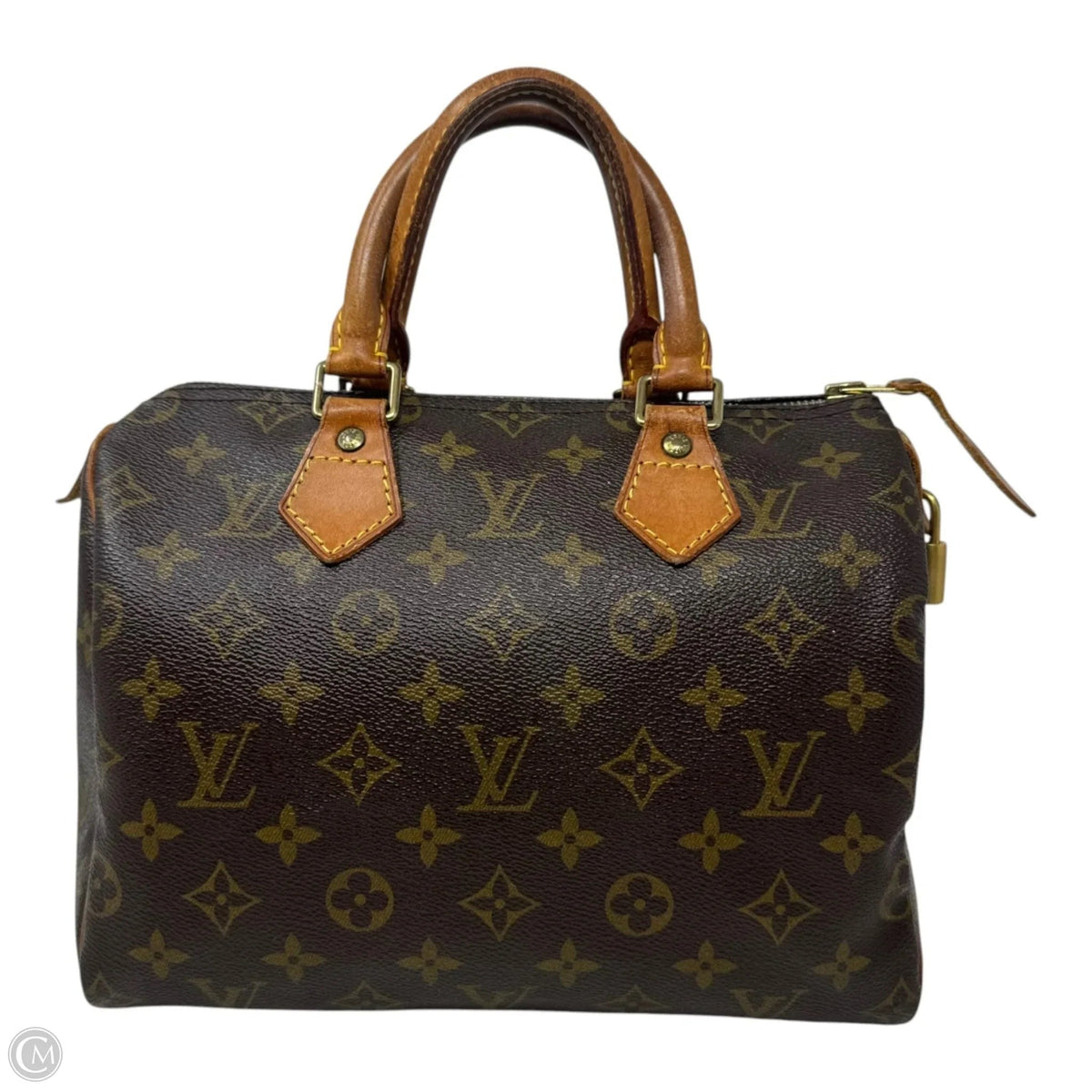 Monogram Speedy 25 Handbag Luxury Designer By Louis Vuitton, Size: Small