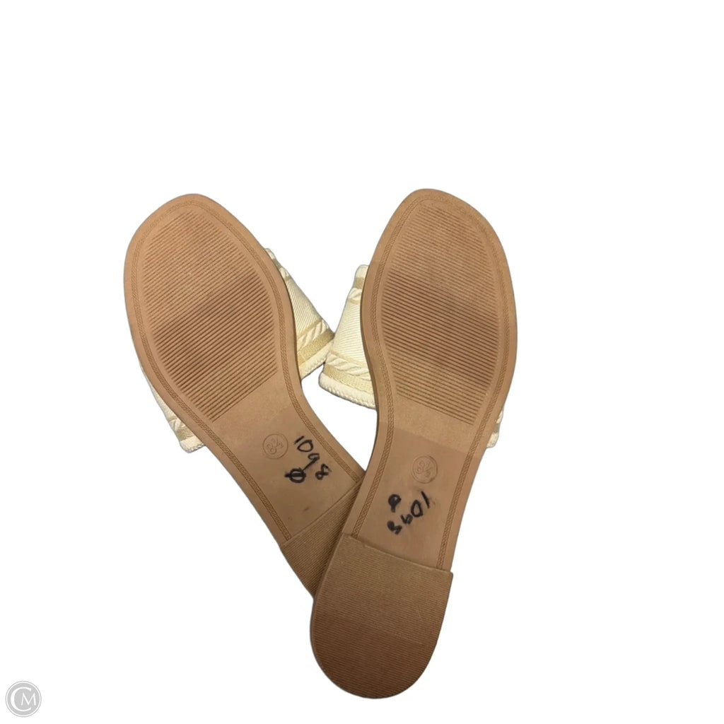 Sandals Flats By A New Day In Cream, Size: 8.5