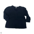 Top 3/4 Sleeve By J. Jill In Navy, Size: L