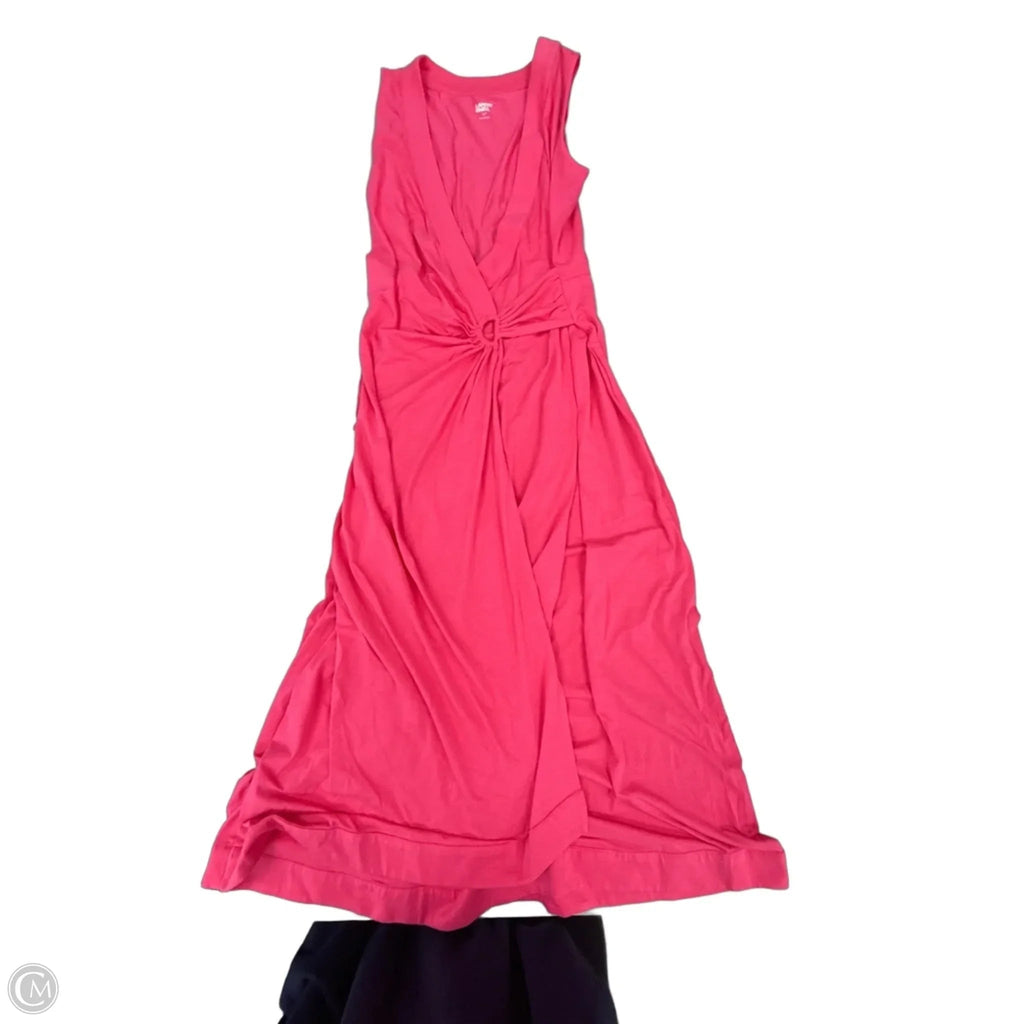 Dress Casual Maxi By Lands End In Pink, Size: Xl