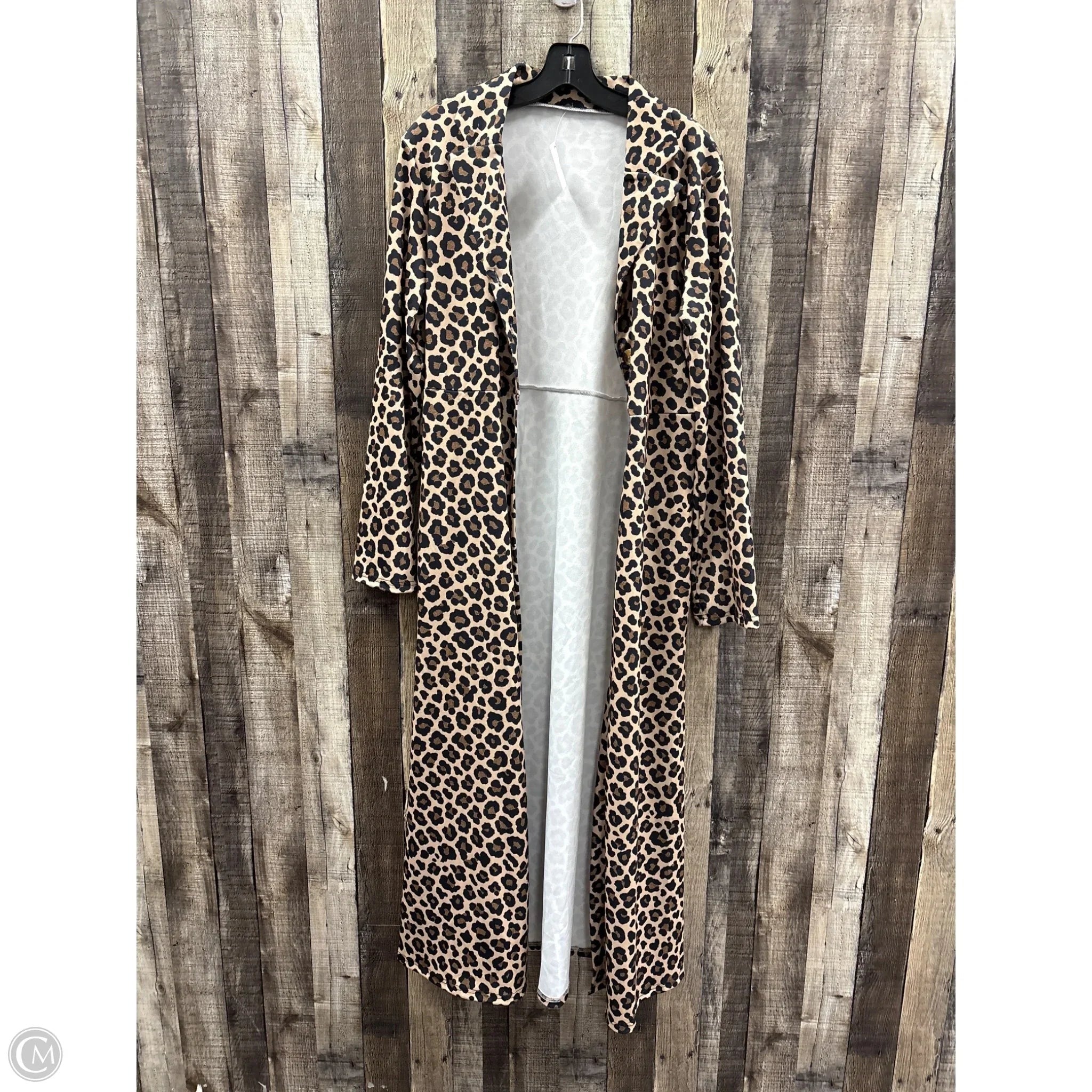Cardigan By Cmf In Animal Print, Size: M