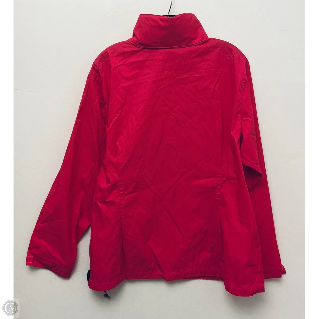 Jacket Windbreaker By Columbia In Pink, Size: 2x