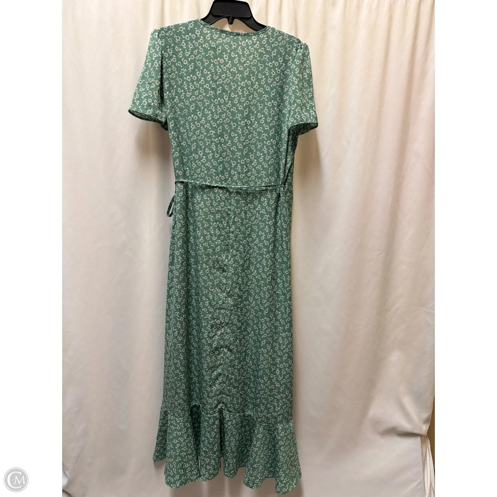 Dress Casual Maxi By Prettygarden In Green, Size: L