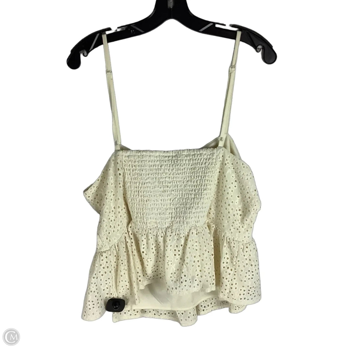 Top Sleeveless By A New Day In Cream, Size: Xxl