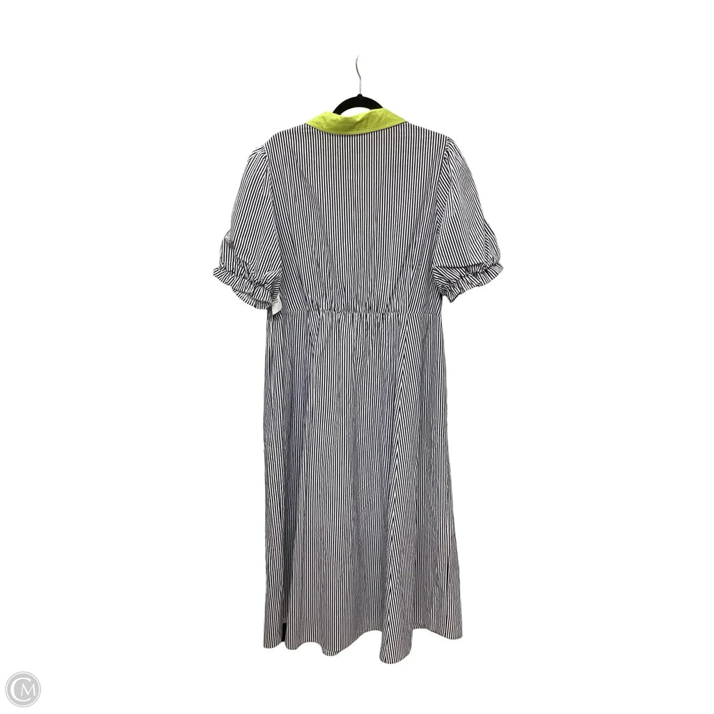 Dress Casual Midi By Entro In Striped Pattern, Size: 2x