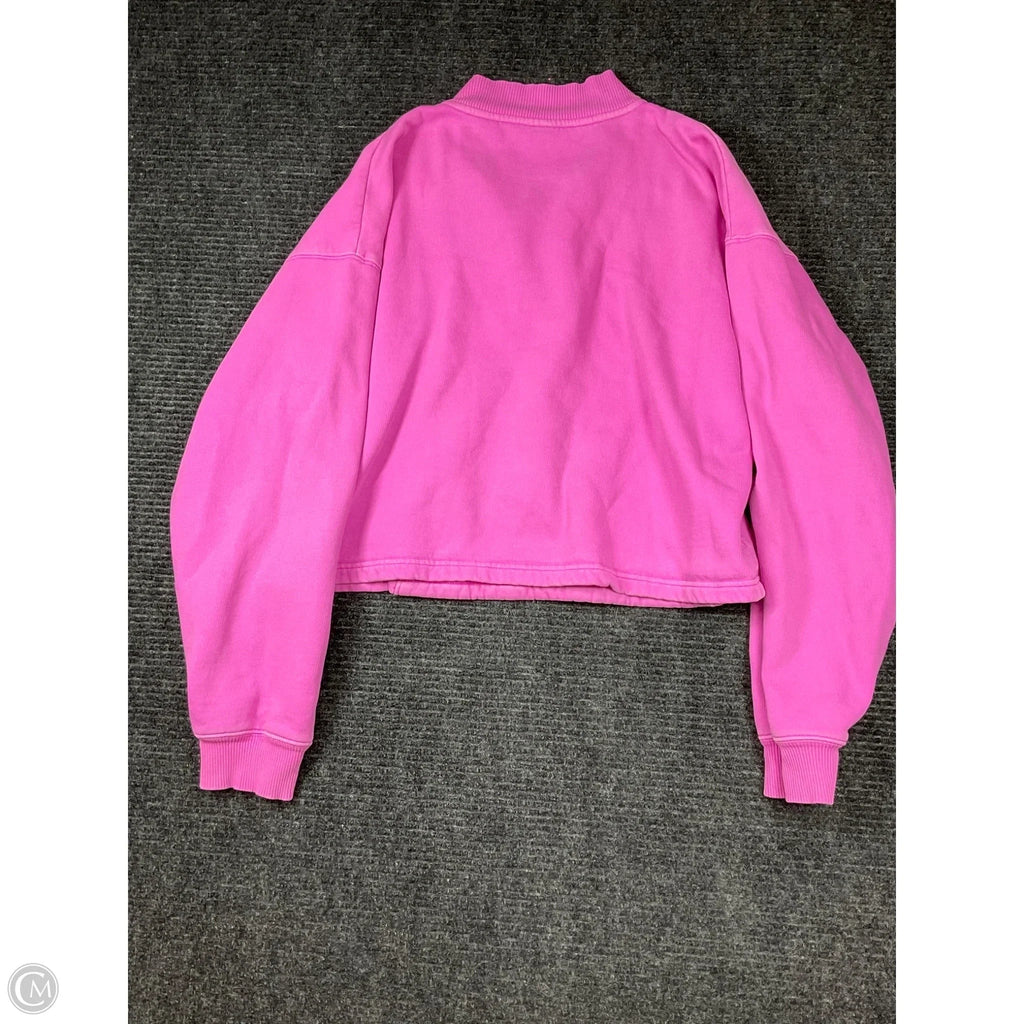 Jacket Shirt By Pink In Pink, Size: M