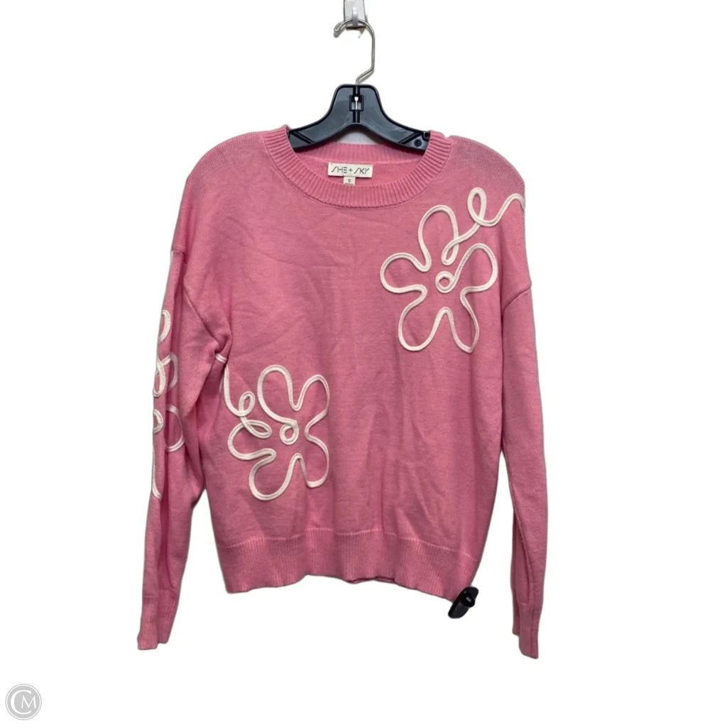 Sweater By She + Sky In Pink, Size: S