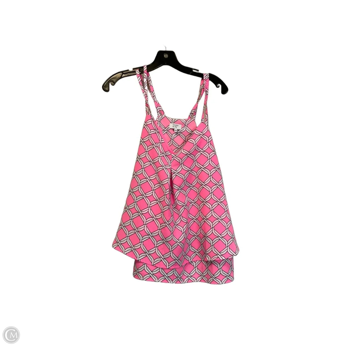 Top Sleeveless By Crown And Ivy In Pink, Size: L