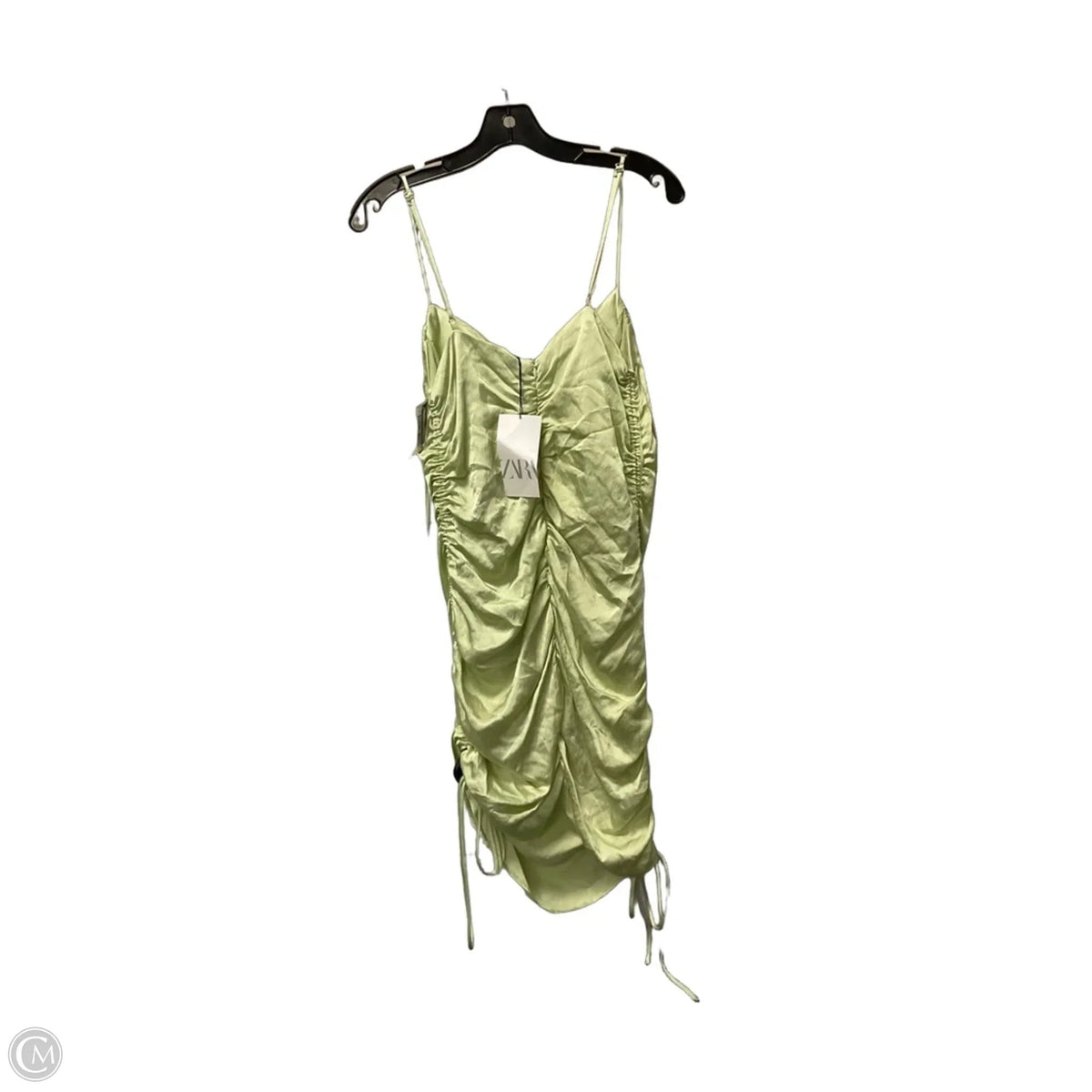 Dress Casual Short By Zara In Green, Size: M