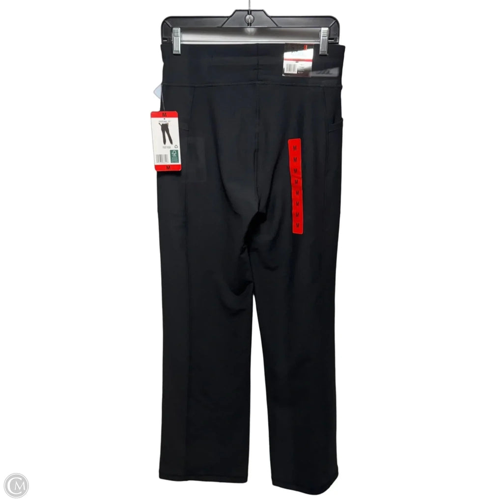 Ribbed Athletic Pants By 32 Degrees In Black, Size: M