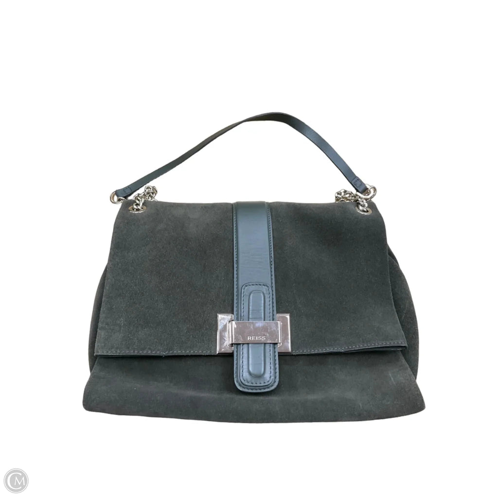 Handbag Leather By Reiss, Size: Medium