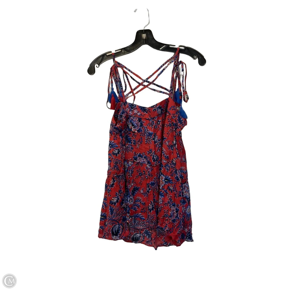 Top Sleeveless By Loft In Red, Size: S