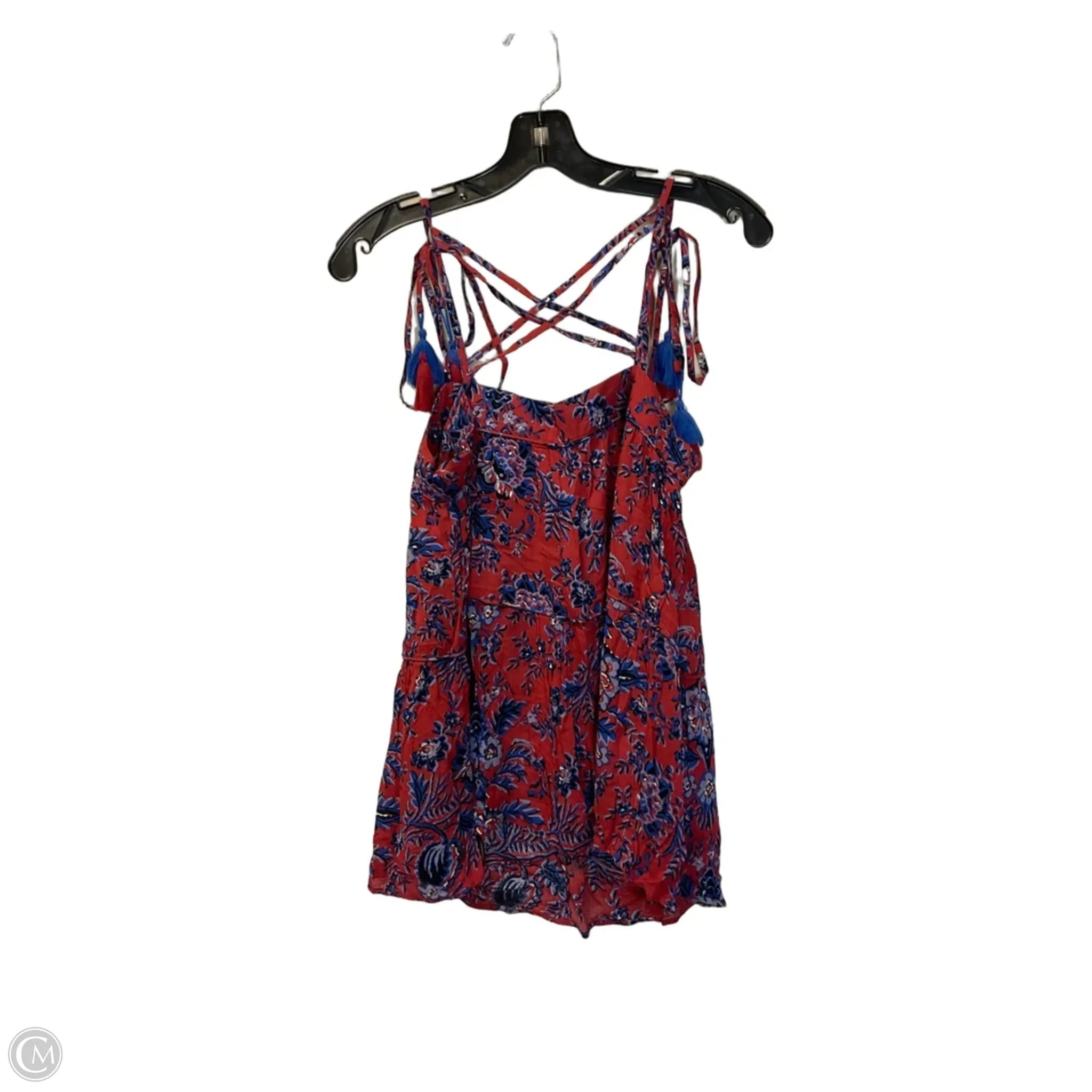 Top Sleeveless By Loft In Red, Size: S