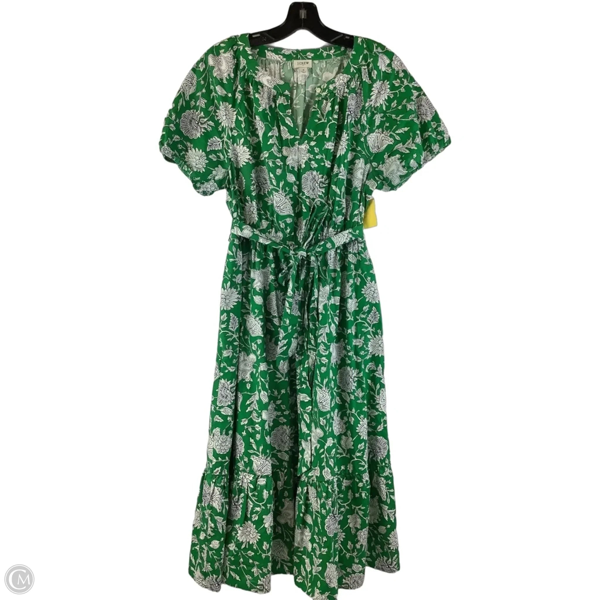 Dress Casual Maxi By J. Crew In Green, Size: 4