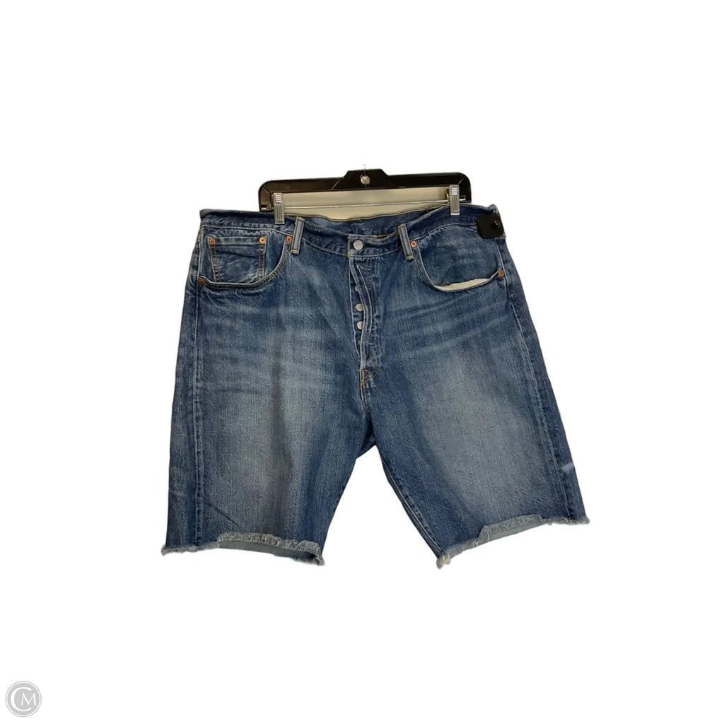 Shorts By Levis In Blue Denim, Size: 18