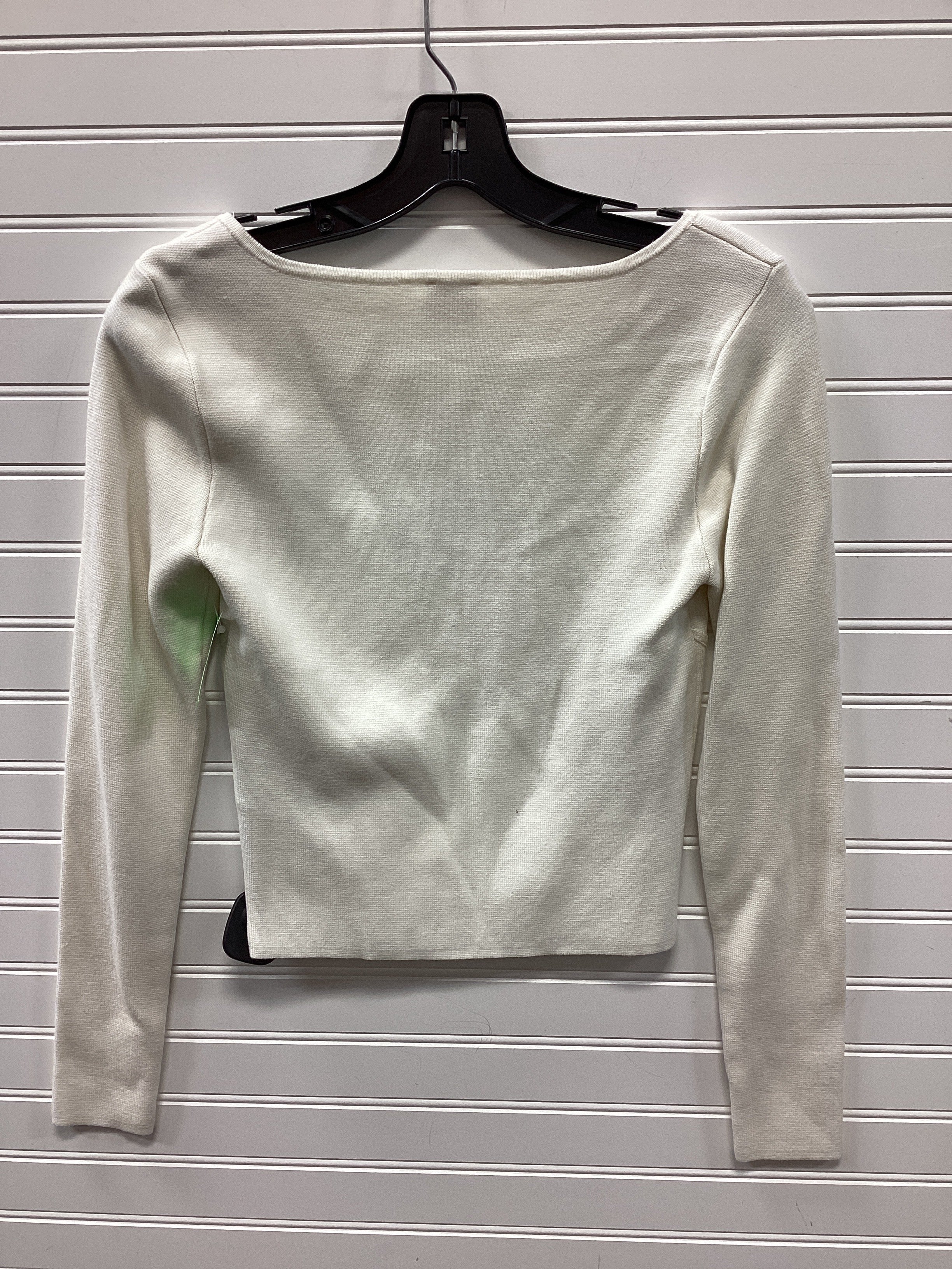 Top Ls By Abercrombie And Fitch In Cream, Size:M