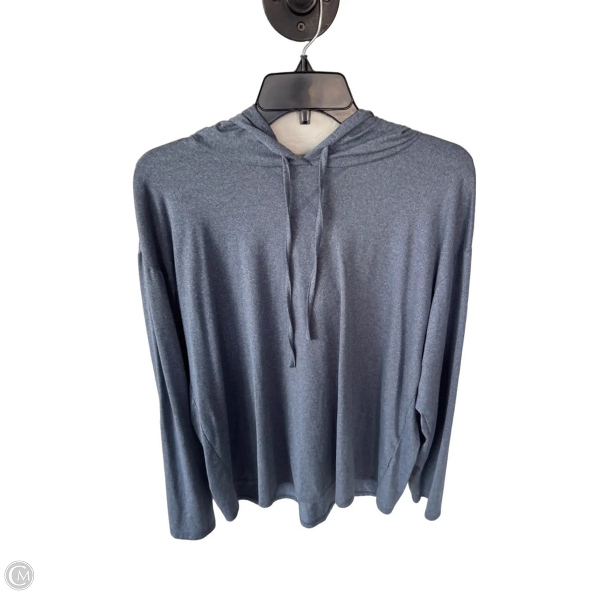 Athletic Top Long Sleeve Hoodie By 32 Degrees In Blue, Size: L