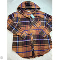 Top Long Sleeve By Maurices In Plaid Pattern, Size: S