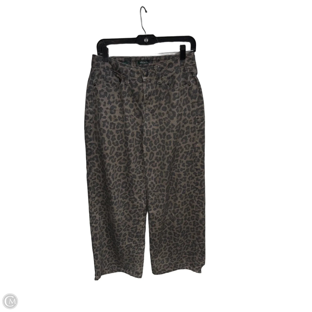 Jeans Wide Leg By Wild Fable In Animal Print, Size: 4