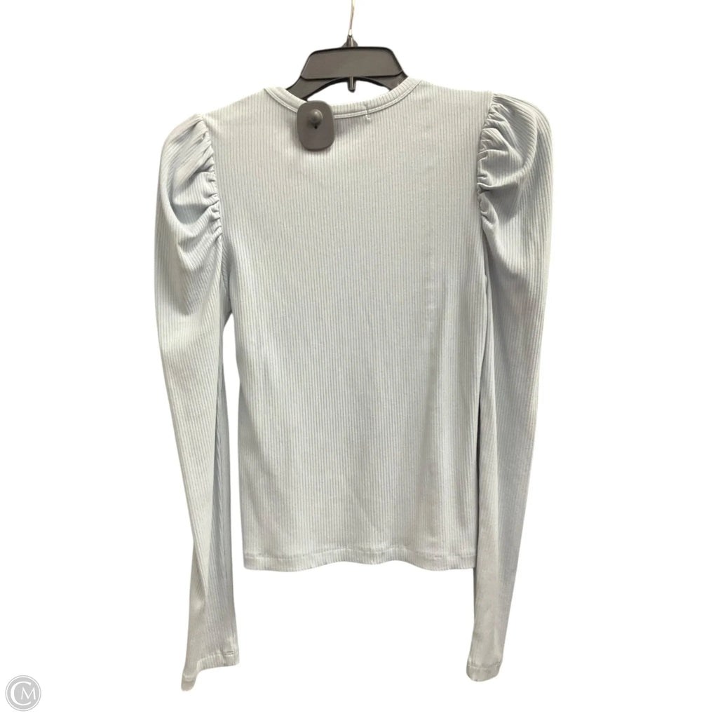 Top Long Sleeve By 7 For All Mankind In Blue, Size: Xs