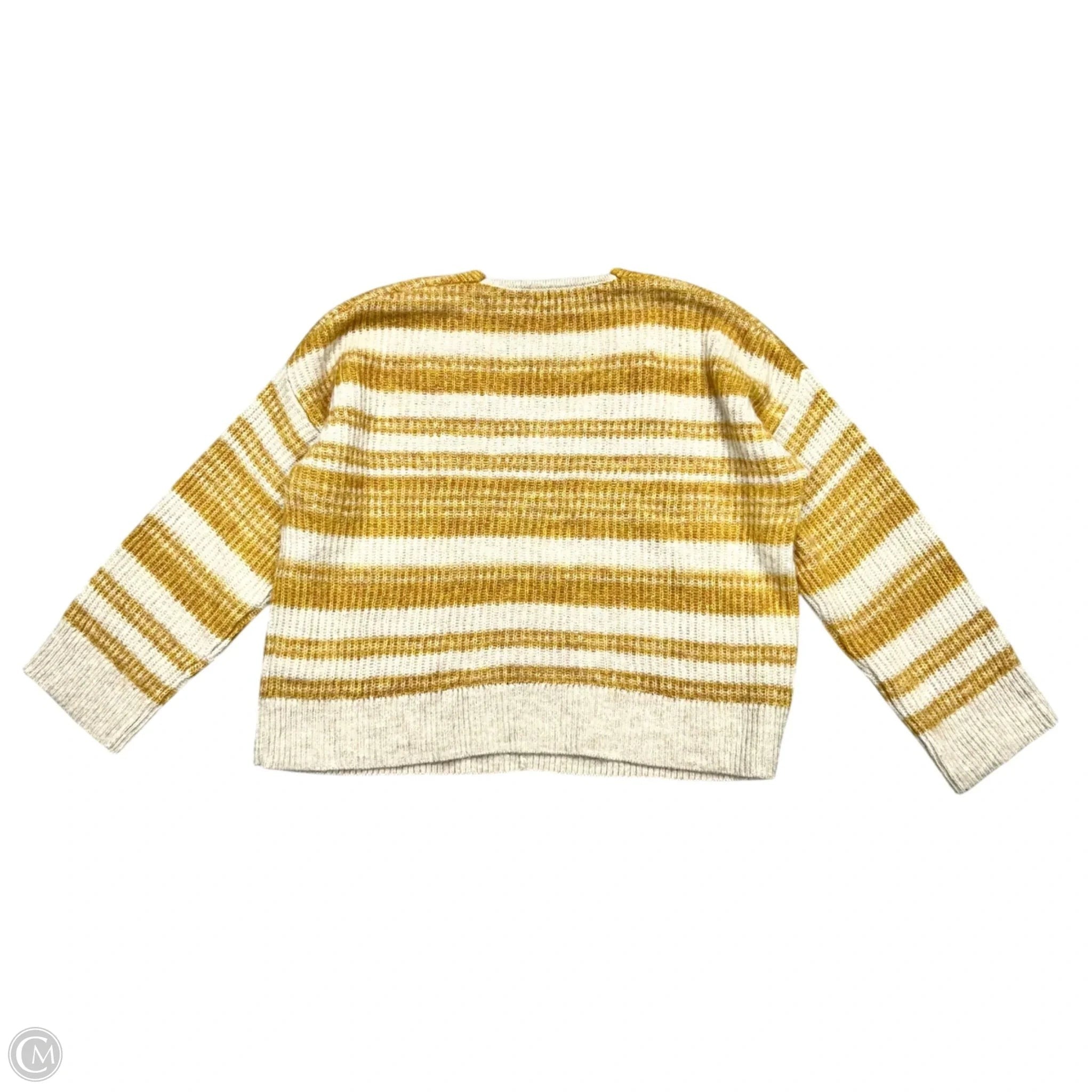 Sweater By Madewell In Striped Pattern, Size: M