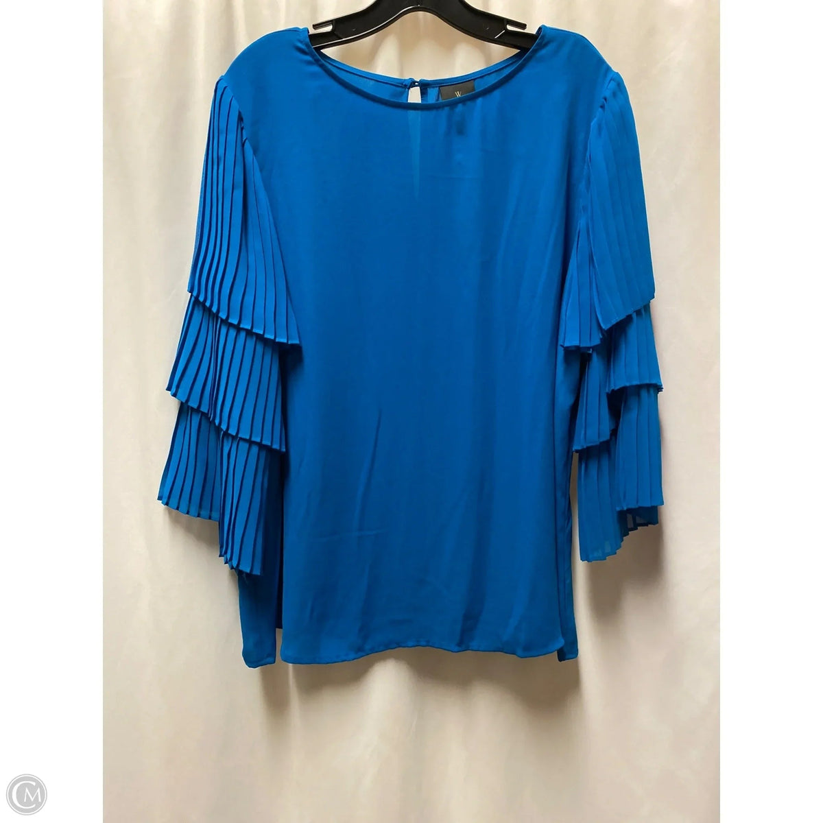 Top Long Sleeve By Worthington In Blue, Size: Xl