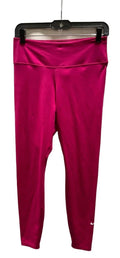 Athletic Leggings By Nike In Pink, Size: M